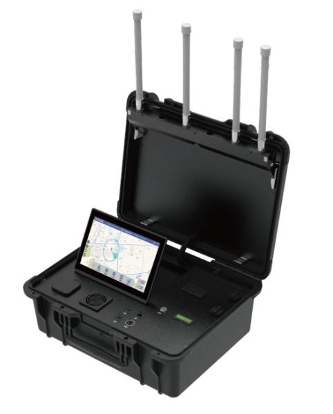 Cheap Briefcase-style Drone Locator Key Component of Anti Drone System Countermeasure for sale