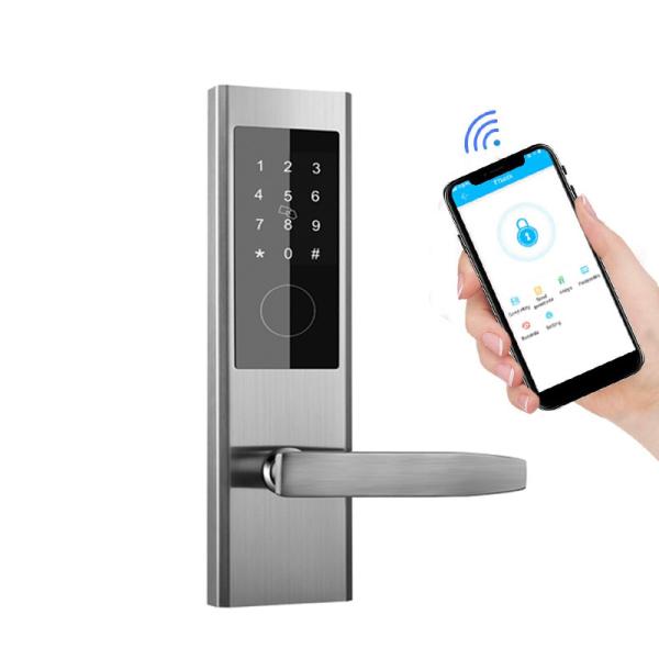 Cheap Digital 300mm Bluetooth Keypad Door Lock TT Right Handle for sale