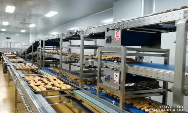 Cheap PLC Control Automatic Bread Production Line Suction Depanner Step Proofer for sale