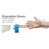 Disposable Clear Poly Hybrid Stretch Gloves, Copolymer Polyethylene PE gloves,household kitchen dining cook transparent for sale