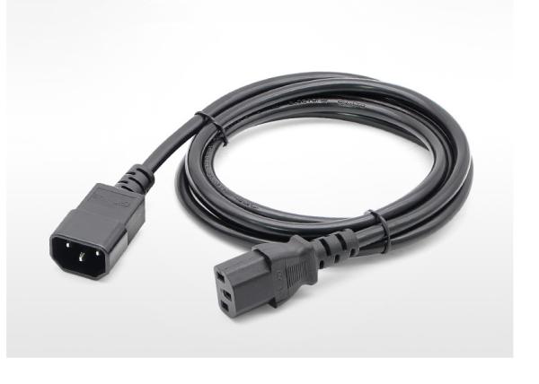 Cheap Best copper C14 Plug to C13 extension Power Cord 18AWG 10A/250V 1.5m-10m Connector for sale