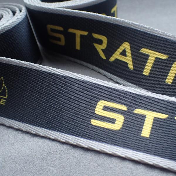 Cheap Customized Non Elastic Embroidered polyester webbing straps for sale