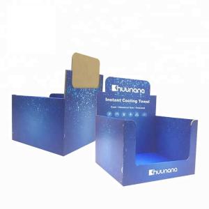 China Matte UV 157g Cardboard Presentation Box Packaging For Christmas PDQ Display on sale