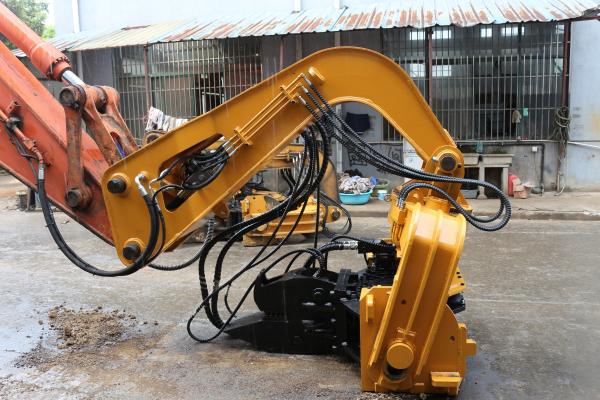 Cheap 25 Ton Excavator Vibro Machine For Sheet Pile Hammer 2800rpm for sale