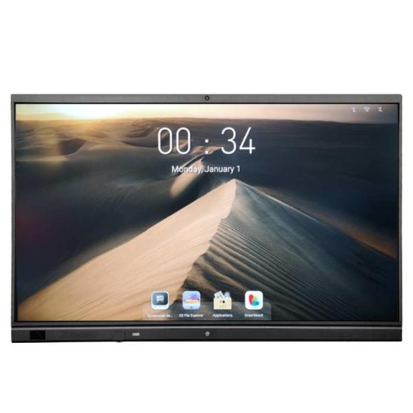 Cheap 65 Interactive Flat Panel Android 11 Touch screen display with Camera &Mic for sale