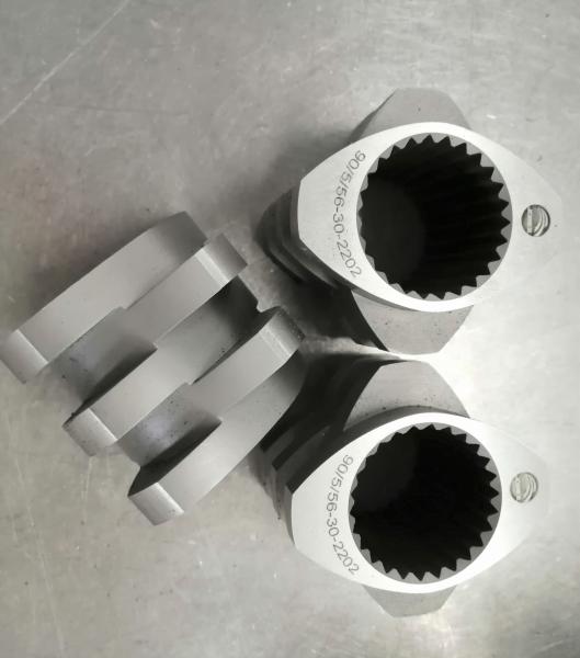 Cheap Model 70 Involute Spline Extruder Machine Parts Neutral Kneading Block Screw Elements for sale