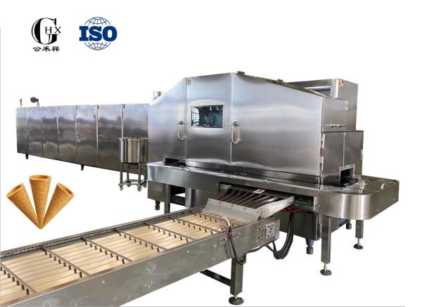 Cheap High Production Capacity Sugar Cone Baking Machine With PLC Control System 10000pcs/hour for sale