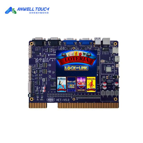 Cheap 4in1 Skill Game Pcb  Multiple Game Lock It Link Loteria For Arcade Machine for sale