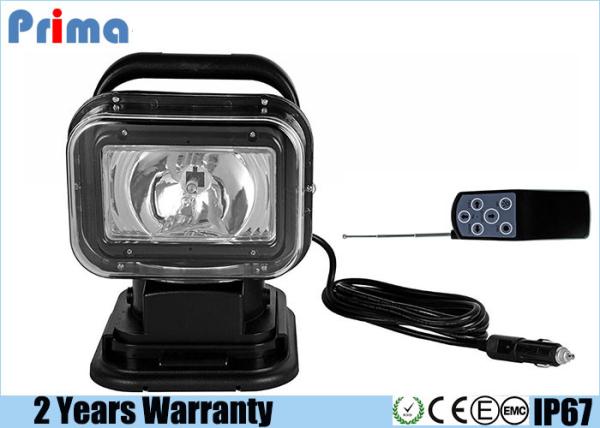 Cheap Remote Control HID Search Lights With HID Ballast 35 / 55W Power 12 / 24 Voltage for sale
