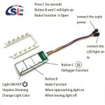 Dimming level Yes Customizable 12V/24V 5A 60W/120W Rader PIR Motion Sensor Light