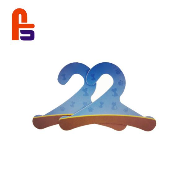 Cheap Environmental Friendly Coat Display CMYK Color Custom Cardboard Hangers for sale