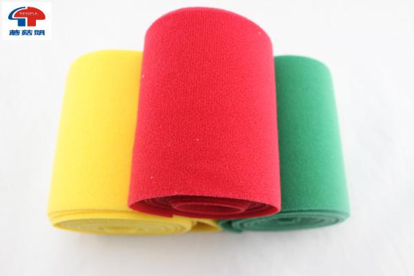 Cheap Polyester Display Loop Fabric , Colored Brushing Pattern Hook Loop Fastener For Garment for sale