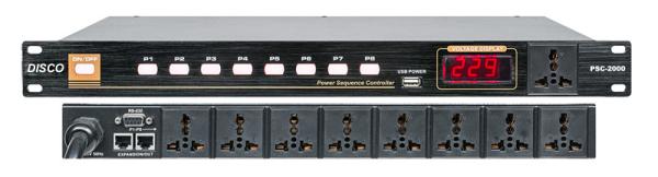 Cheap 8 Channel Psc-2000 Audio Processor Power Sequencer Controller Button Control for sale