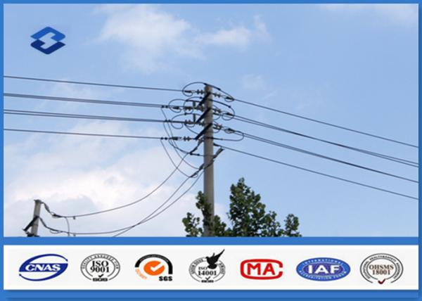 Cheap Overhead Transmission Line Steel Utility Pole with Hot dip Galvanization for sale