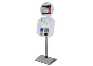 Best Dual Screen Station Multimedia Kiosks , Bar-code Scanner S801 wholesale