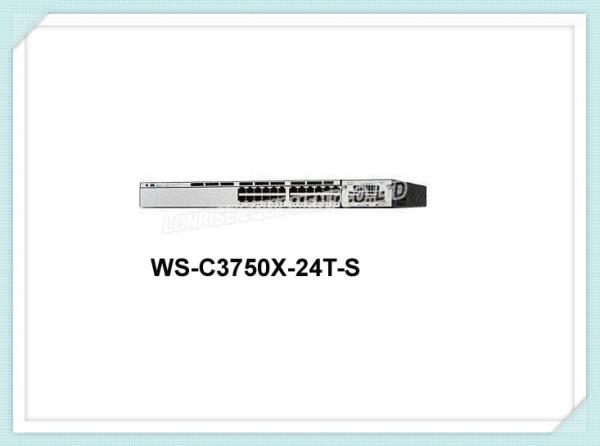 Cheap Cisco WS-C3750X-24T-S Ethernet Network Switch , 24 Port Ethernet Switch for sale