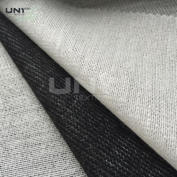 Cheap 50D * 16S  Interlining Fabric , Polyester Interlining Material B1550D for sale