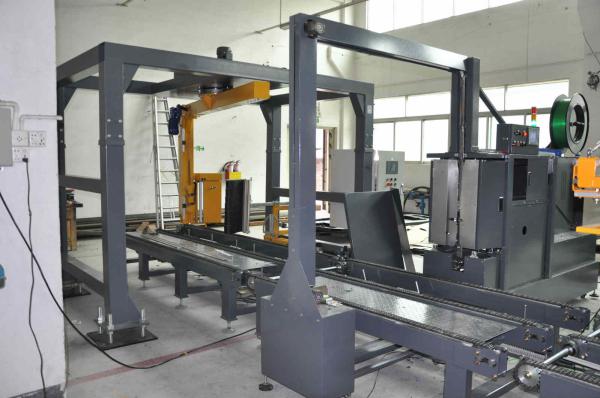 Cheap Fully Automatic Vertical Strapping Machine With Heating Element Sealing for sale