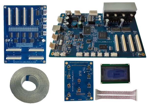 Cheap BetterPrinter 2 Head 4 Head XP600 Printhead Printer Board Inkjet Printer System USB2.0 Flatwire Printer Board for sale