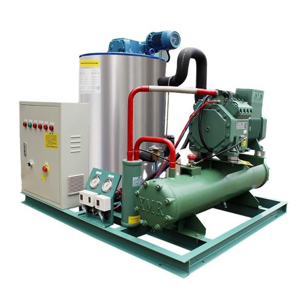 Cheap Small 1100 Kg Commercial Flake Ice Making Machine For Fish 19.94 kw for sale