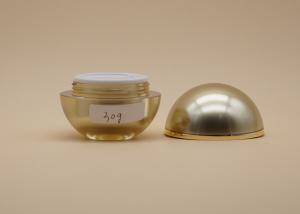 Best Spherical Cosmetic Cream Containers Gold Color Volume 30g 50g OEM Available wholesale