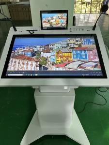 32'' Windows Interactive PCAP LCD Digital Display Lectern Smart Double Screen AIO Meeting Podium