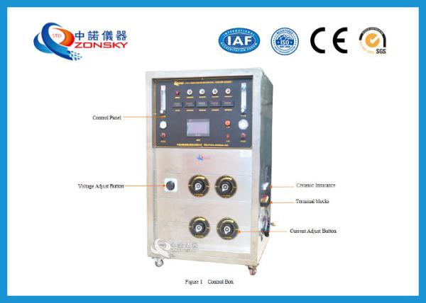 Cheap Movable FRLS Testing Instruments , Cable Integrity Flammability Testing Equipment for sale