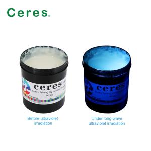 China Screen Printing Uv Invisible Ink Colorless To White Normal Dry on sale