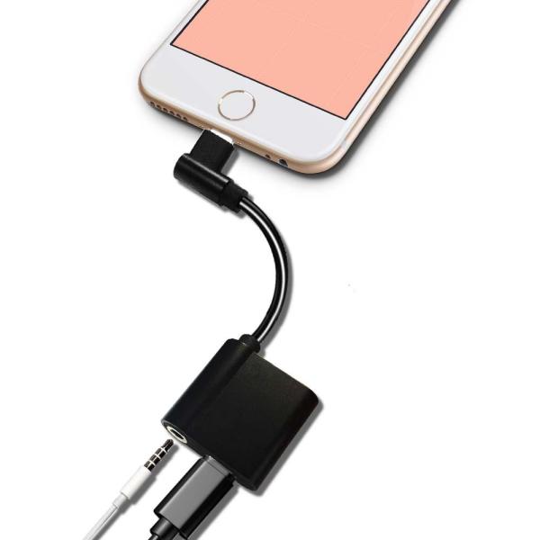 Cheap It is suitable for Apple 7 audio switching line iPhone8 earphone transfer line, charging audio output support customizat for sale