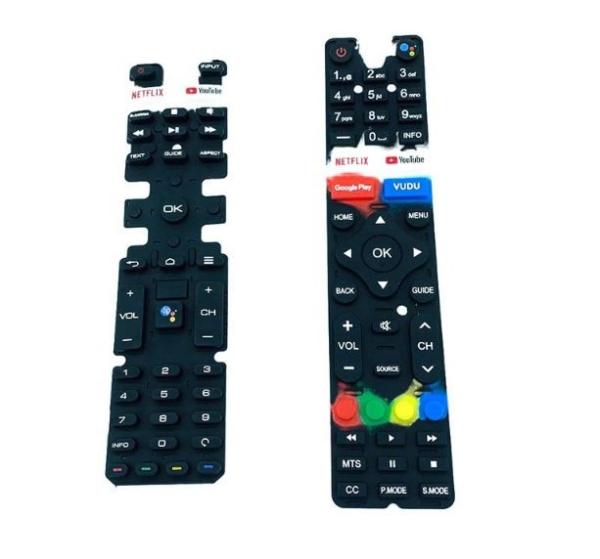 Cheap ODM Silicone TV Remote Control Keyboard 30 Shore A for sale