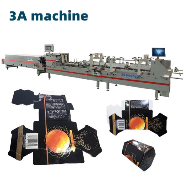 Cheap SHH 800AG-2 Automatic Bottom Lock Box Side Pasting Machine for Small Corrugated Boxes for sale