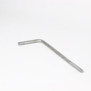 China Class 4.8 Carbon Steel Q235 One Side Thread  Galvanized J Hook Anchor Bolts on sale