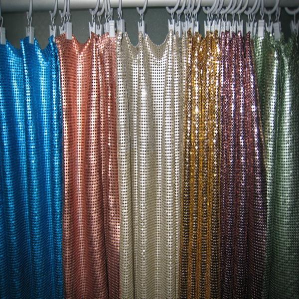 Cheap High Grade Aluminum Sequins Fabric Mesh Cloth for sale