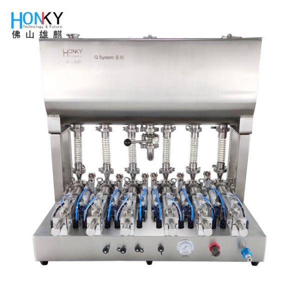 Cheap 6 Line 200g Maya Paste Filling Machine With High Precision Piston Pump For Bag Packing Machine Using for sale