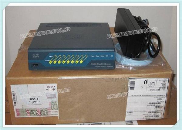 Small Cisco ASA Firewall ASA5505-SEC-BUN-K9 Plus Security Appliance with SW UL Users