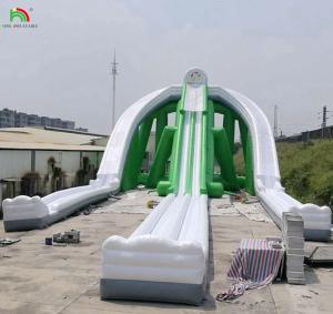 China Super Triple Slide Inflatable Water Slide Outdoor Children's Water Park Commercial Blow Up Water Slides on sale