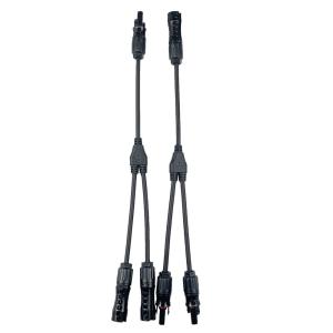 IP67 Protection Class II Fixed 2 To1 Solar Branch Connector For Power Distribution