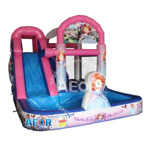 China Water Pool Inflatable Bounce House Jumping Bouncy Castle With Slide Combo For Sale on sale