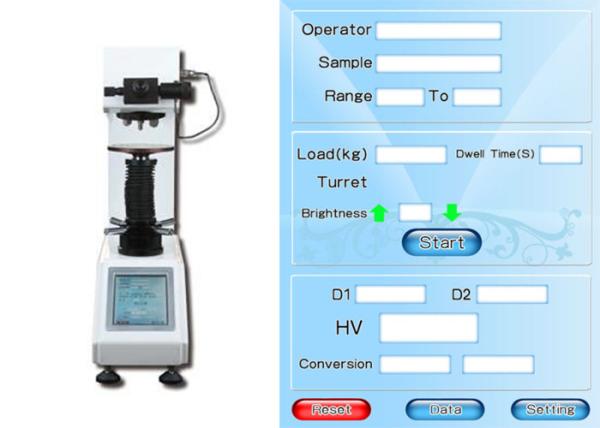 Cheap Knoop Hardness TestSteel Hardness Testing Machine 100 KGf Closed Loop With LCD Display for sale