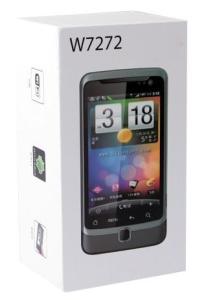 China Gray Android 2.3 Double Sim Card Wifi Enabled Mobile Phones With 32G TF card on sale