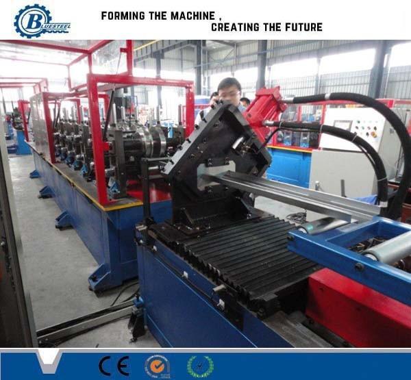 Cheap CNC Automatic Metal Window Frame Roll Forming Machine With 8-12m/min High Speed for sale