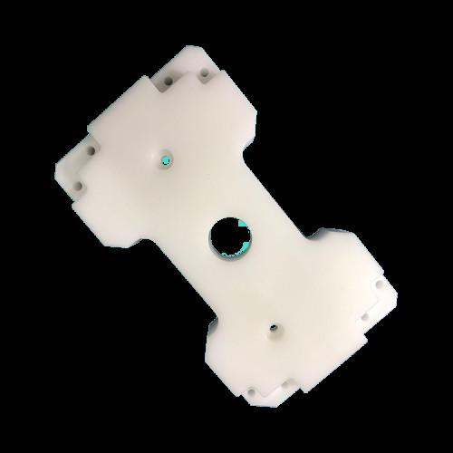 Cheap Polyoxymethylene POM Plate Engineering Plastic Part POM Fixed Plate for sale