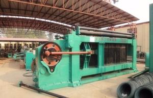 4.8m*1.3m*1.7m Adjustable Hexagonal Wire Netting Machine Mesh Size 2-50mm Max Width 2m