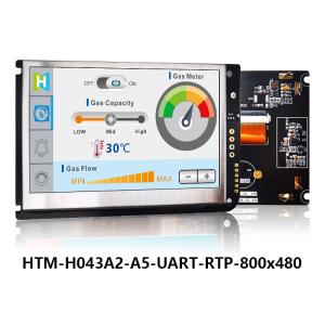 Best 4.3 Inch UART Resistive Touch Screen TFT LCD 800x480 Display With Lcd Controller Board wholesale