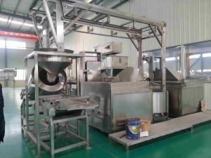 China Batch Multi Flavored Peanut Frying Processing Line Automatic Streamlined Production on sale