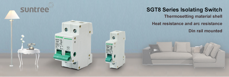Isolation Switch SGT8-125 Thermosetting MCB Circuit Breakers