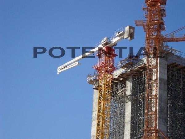 Cheap HG32 Walking Concrete Placing Boom Traveling On Rail Structure Customized Color for sale