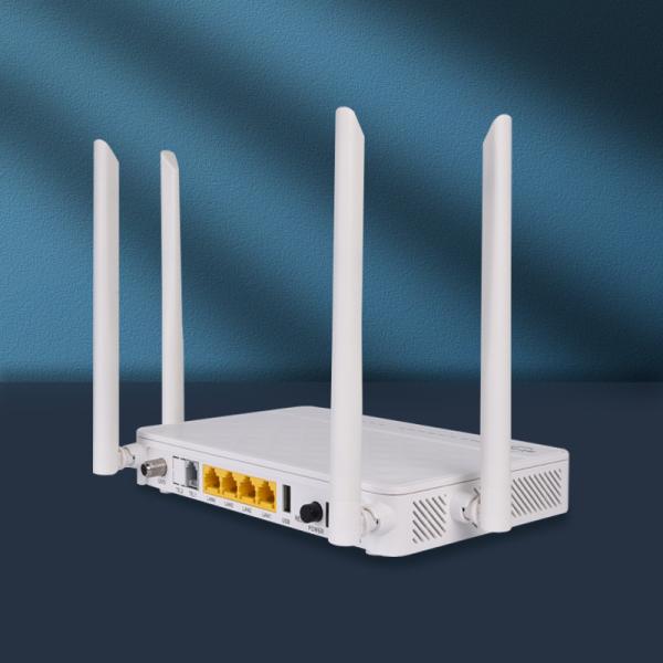 Cheap HGU FTTH 4 Port Dual Band ONU Wifi Data Communication Equipment for sale