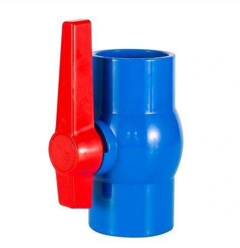 Cheap ASTM D2466 Straight Through Threaded PN32 PVC Ball Valve for sale