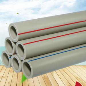 Best Gray PPR Water Supply Pipes 20/25/50mm Hot Melt Thickened 1 Inch PPR Pipe wholesale